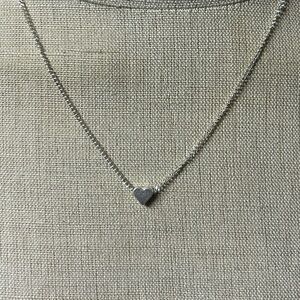 Stainless Steel Silver or Gold‎ Dainty Heart Pendant Necklace